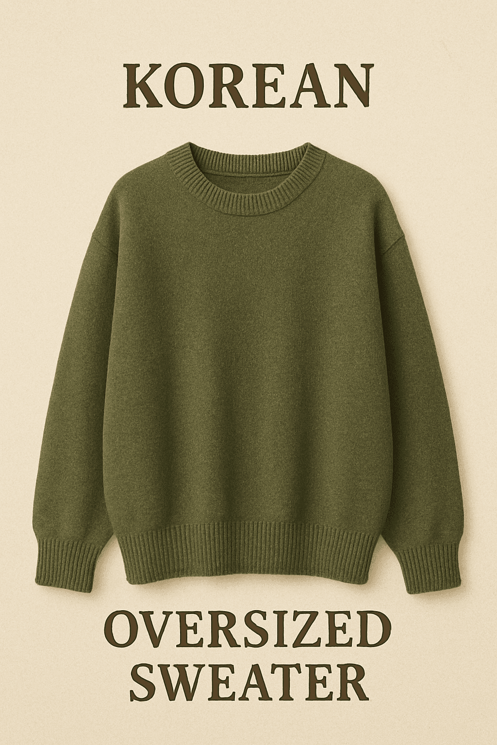 Korean Oversized Sweater